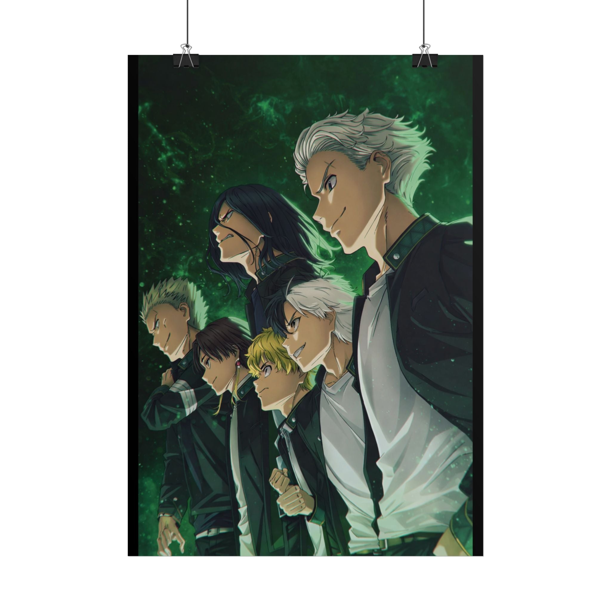 Wind Breaker Inspired Poster – Dual Tone Hero Anime Wall Art