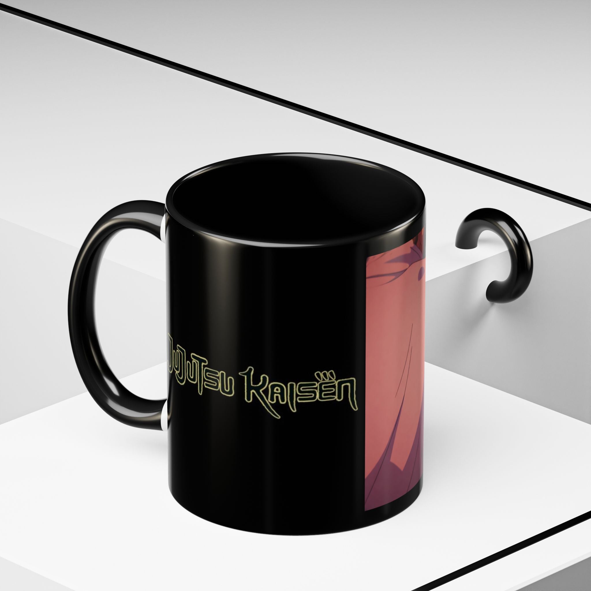 Jujutsu Kaisen Anime Mug – Yuji Itadori Action Scene Ceramic Coffee Cup