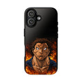 Wild Warrior Anime Phone Case – Bold Manga Art Protective Cover