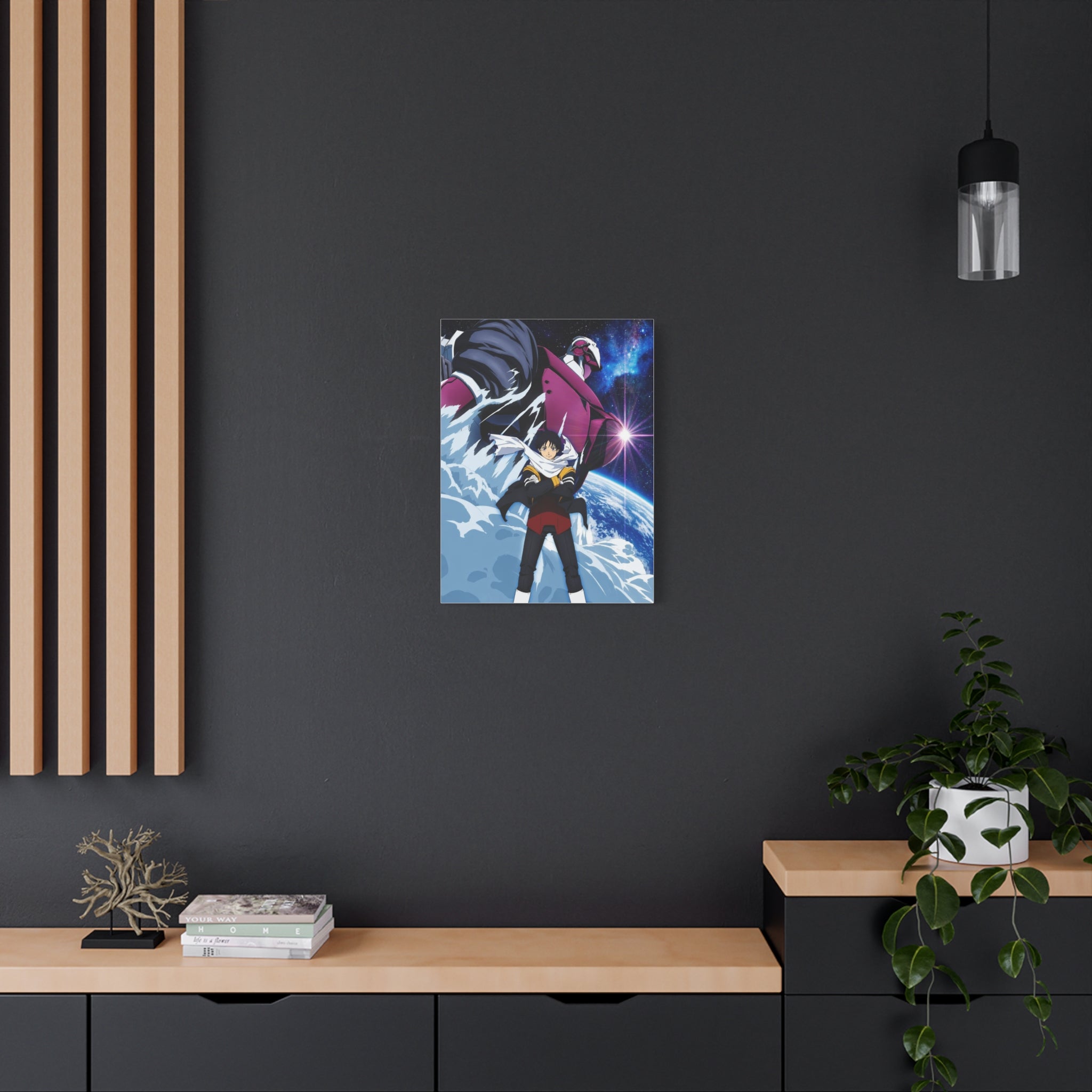 Snowball Earth Anime Poster – Epic Sci-Fi Mecha & Space Art Print