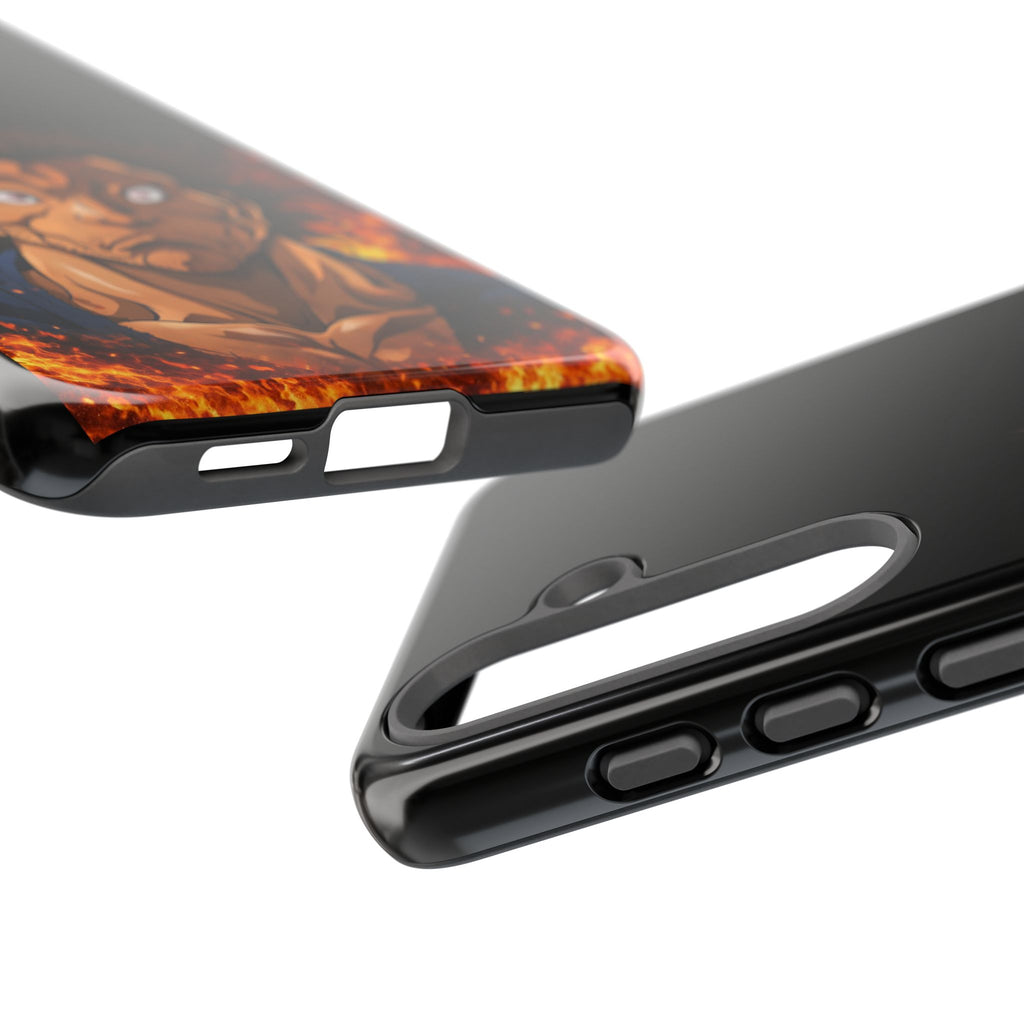 Wild Warrior Anime Phone Case – Bold Manga Art Protective Cover