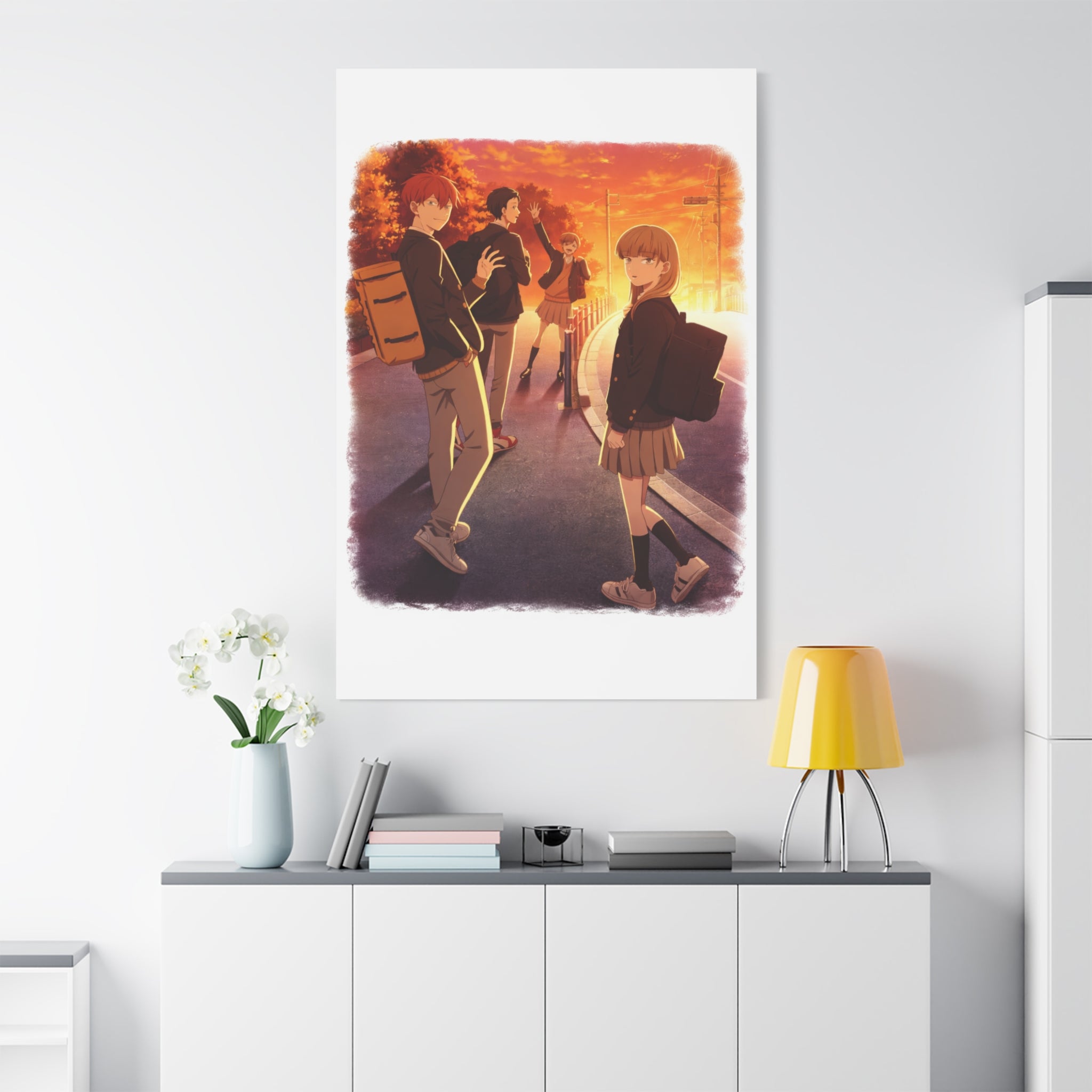 Ramparts of Ice – Sunset Scene | Matte Canvas, Stretched 1.25"