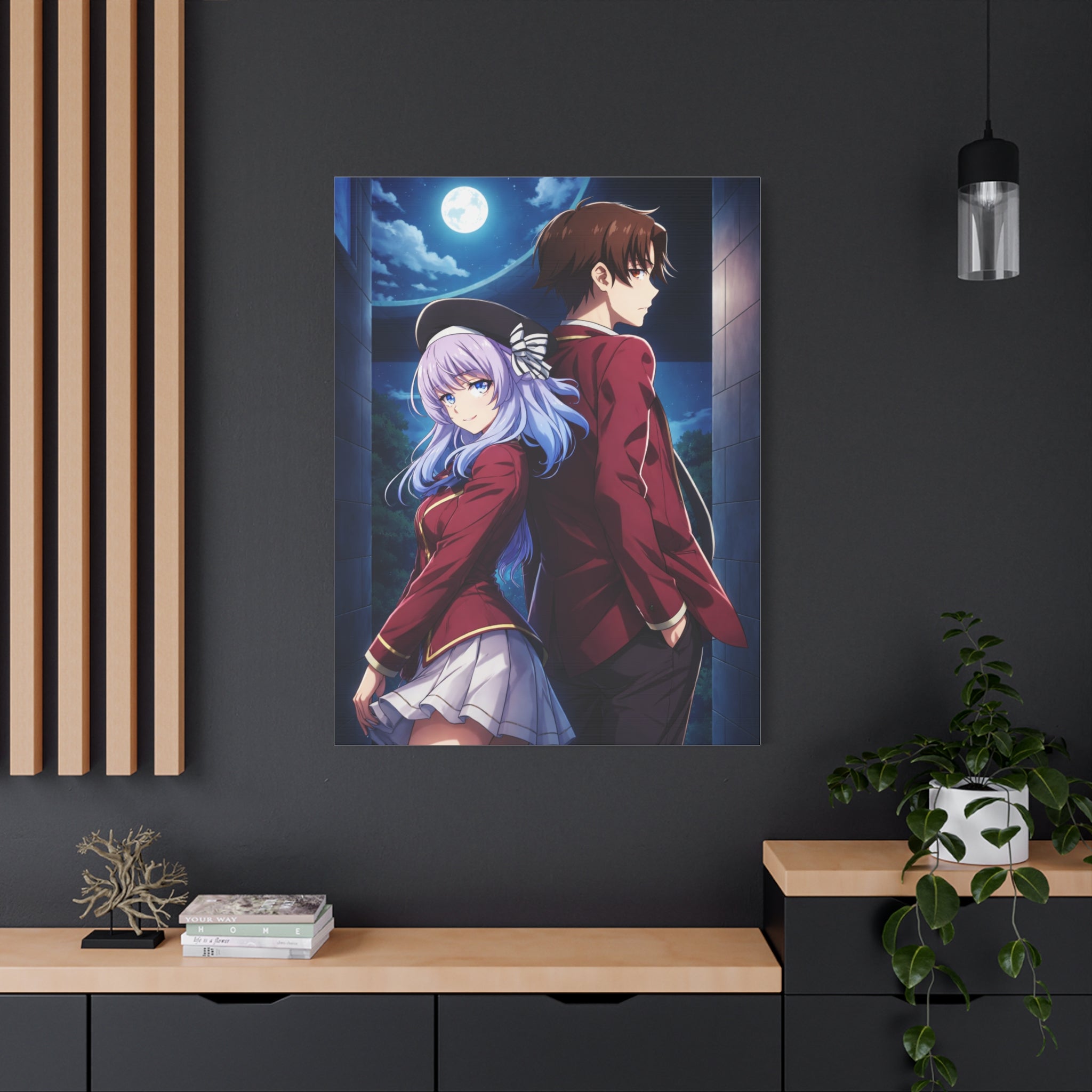 Classroom of the Elite Canvas Print – Elegant Anime Wall Art