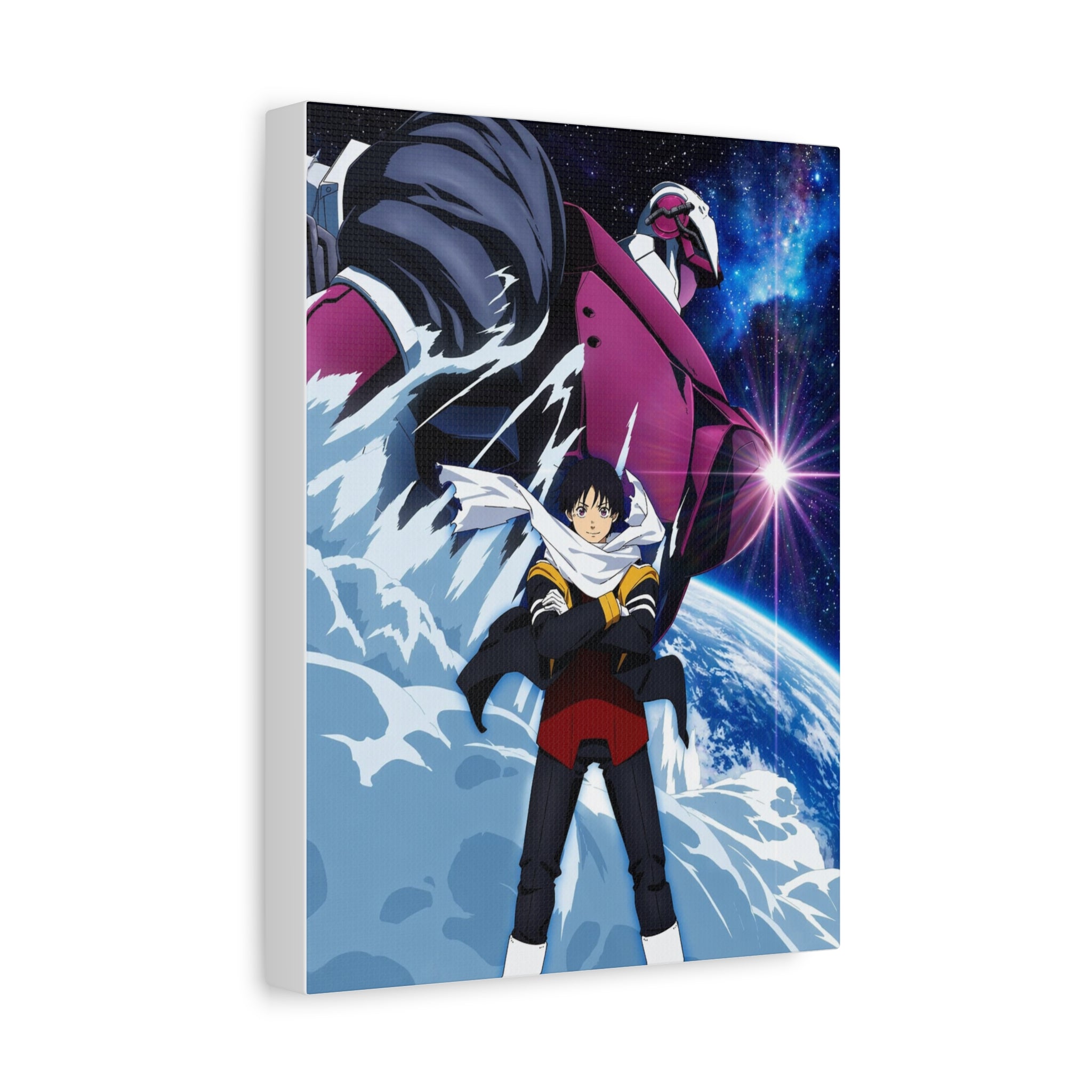 Snowball Earth Anime Poster – Epic Sci-Fi Mecha & Space Art Print