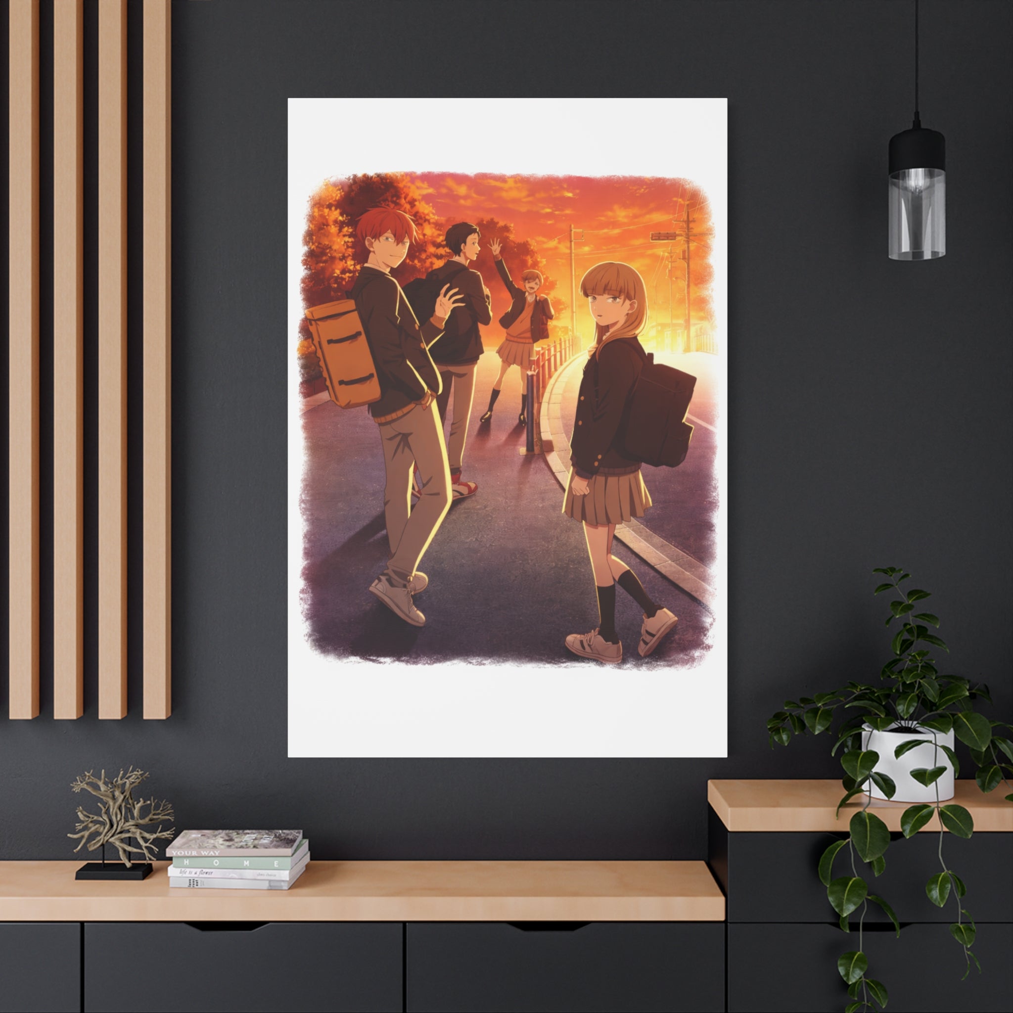 Ramparts of Ice – Sunset Scene | Matte Canvas, Stretched 1.25"