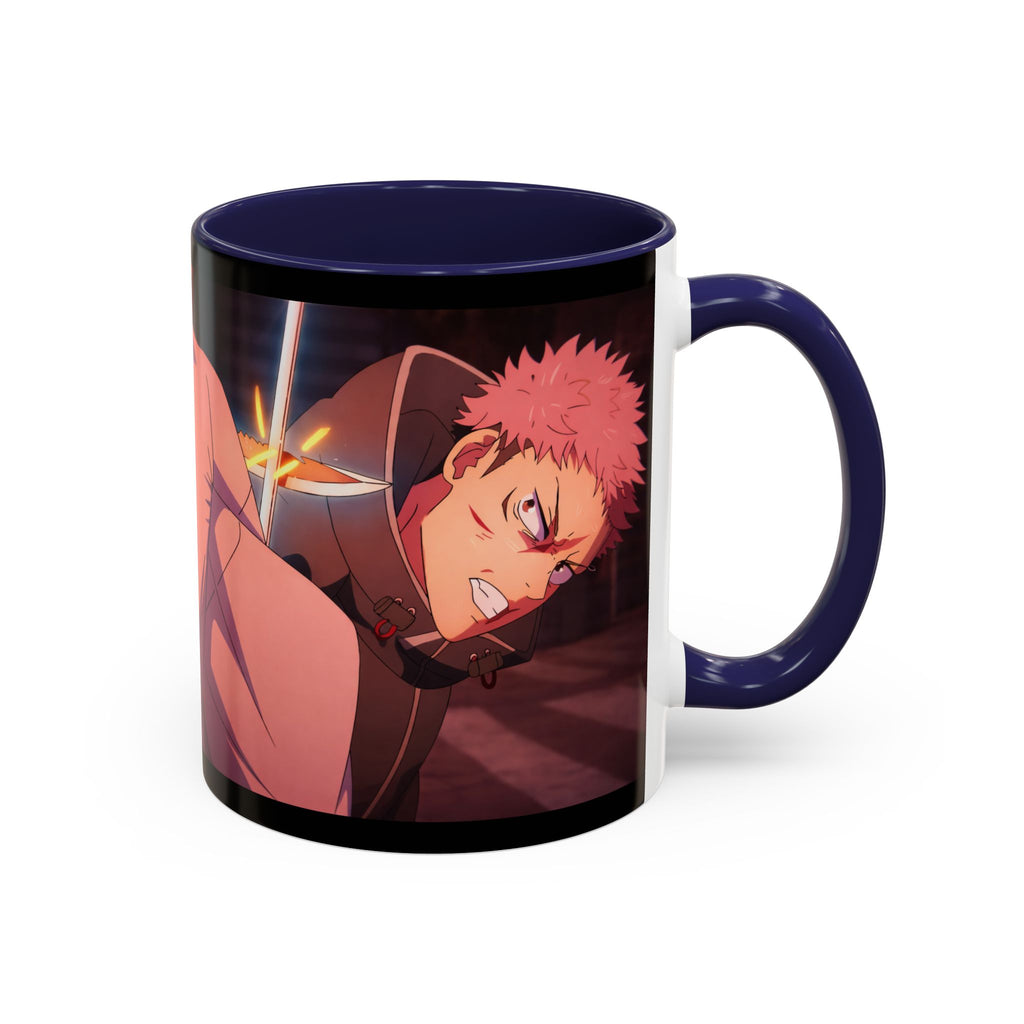 Jujutsu Kaisen Anime Mug – Yuji Itadori Action Scene Ceramic Coffee Cup