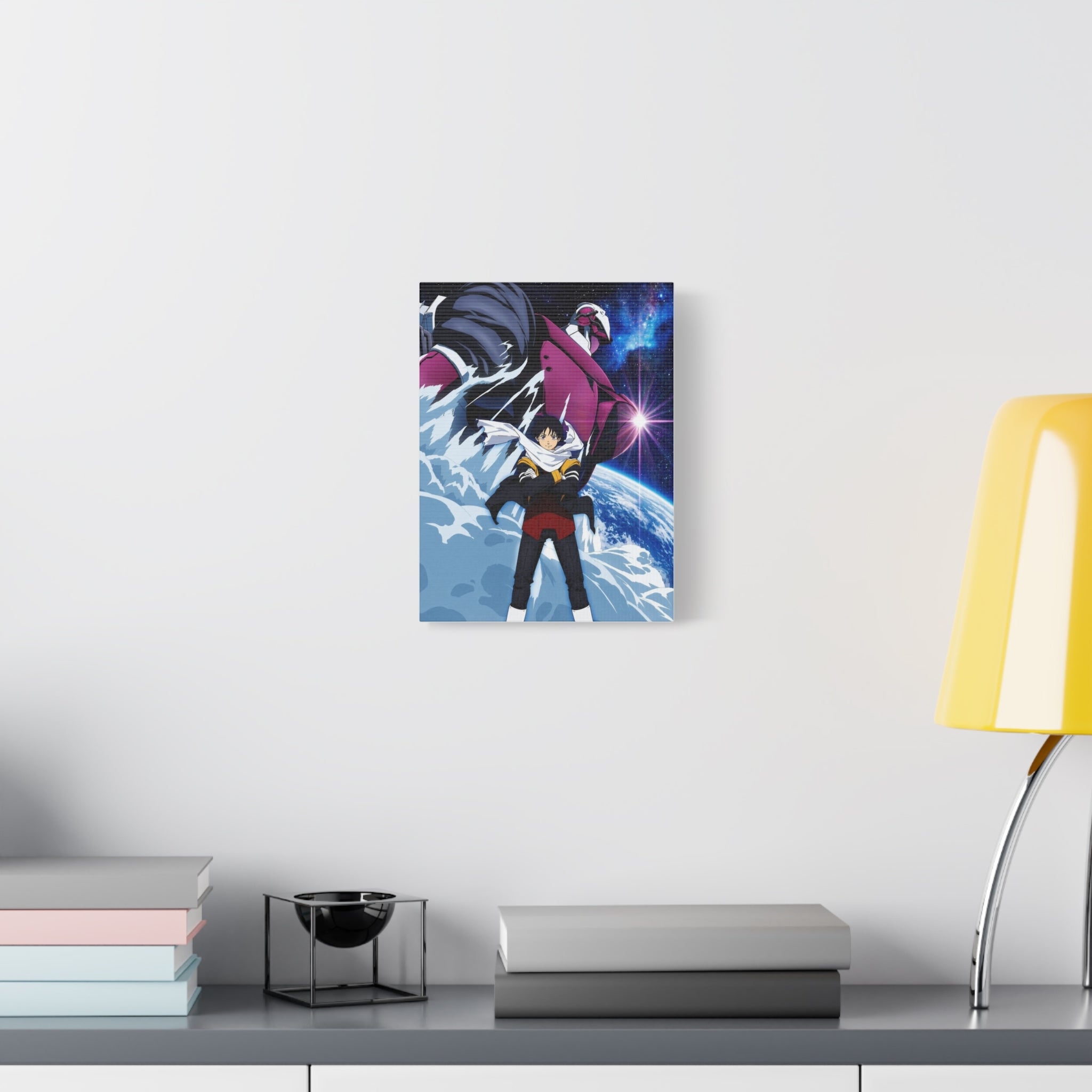 Snowball Earth Anime Poster – Epic Sci-Fi Mecha & Space Art Print
