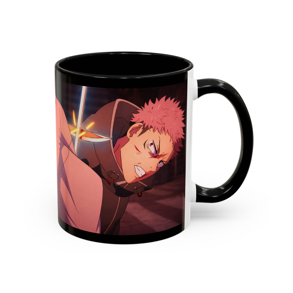 Jujutsu Kaisen Anime Mug – Yuji Itadori Action Scene Ceramic Coffee Cup