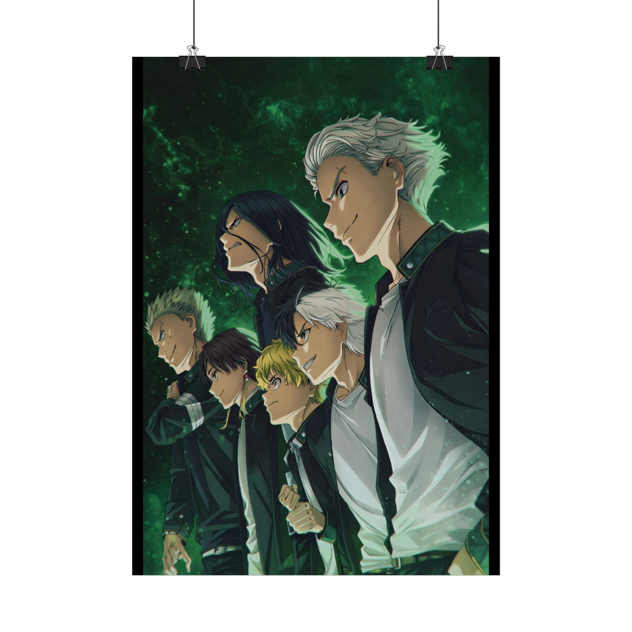 Wind Breaker Inspired Poster – Dual Tone Hero Anime Wall Art
